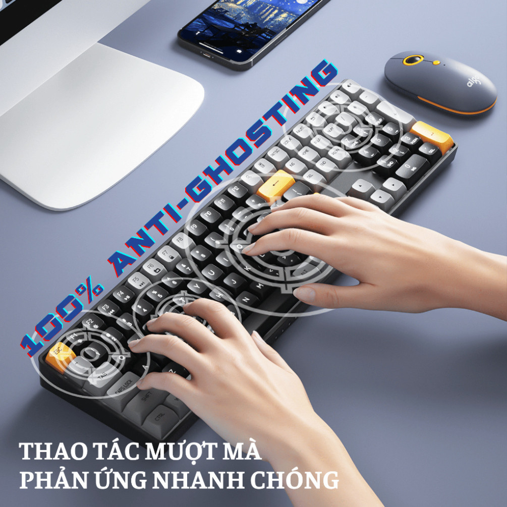 Bàn phím cơ Darkflash GD108 / GD100 không dây - Bảo hành 12 tháng | BigBuy360 - bigbuy360.vn