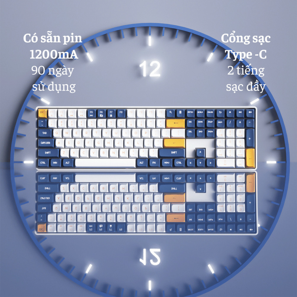 Bàn phím cơ Darkflash GD108 / GD100 không dây - Bảo hành 12 tháng | BigBuy360 - bigbuy360.vn