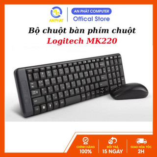 Bộ bàn phím chuột không dây Logitech MK220