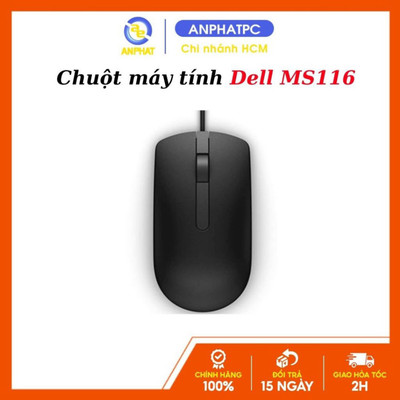 Chuột máy tính Dell MS116 / WM118 - Chính hãng - BH 12 tháng