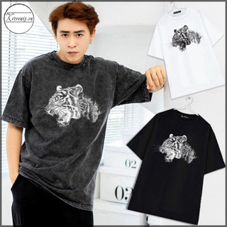 Áo Thun Tay Lỡ Trame TIGER Local Brand Cotton 100% dày 260gsm Form rộng Unisex (KR500T - Full Box)