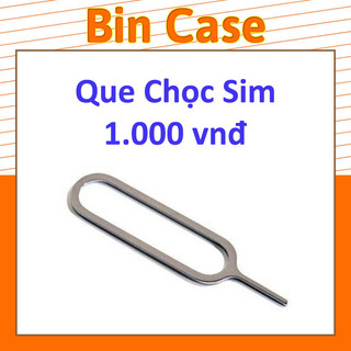 🔥 que chọc sim giá rẻ nhỏ gọn cứng cáp inox không gỉ cho iphone samsung xiaomi oppo - que chọt sim - que lấy sim