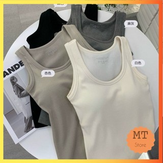 Áo bra ba lỗ thun gân qc xịn dáng dài co giãn thoải mái 8790