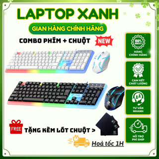 Bộ bàn phím và chuột GTX-350  Game Led 7 màu gaming mới nhất. HOT HOT-VINATECH
