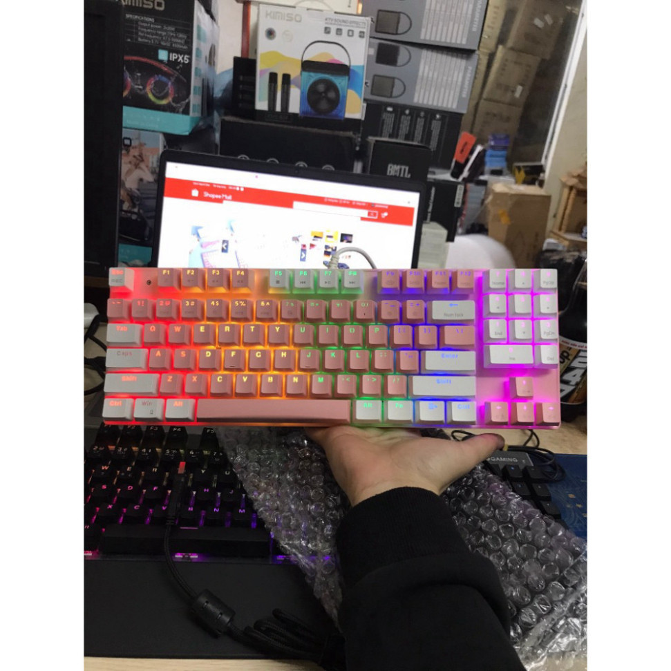 Bàn Phím  Máy Tính GTX-350-CW916 RGB Chế Độ Khác Nhau, Chơi Game Dùng Văn Phòng Cực Đã HOT-VINATECH | BigBuy360 - bigbuy360.vn