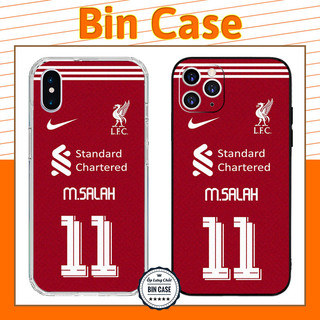 ⚽Ốp Lưng Mohamed Salah Liverpool Số 11 ⚽Màu Đỏ Thiết Kế Đẹp iphone 14 13 12 11 Pro Max 6 7 8 Plus X Xr Xs Max BONGDA246
