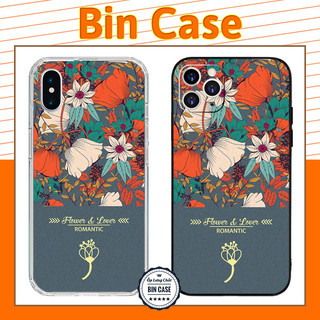 🔥Ốp TPU Dẻo iPhone XS Max Đẹp 🔥Hoa Văn Màu Xanh Lá Vintage iphone 14 13 12 11 Pro Max 6 7 8 Plus X Xr Xs Max HOAVAN002