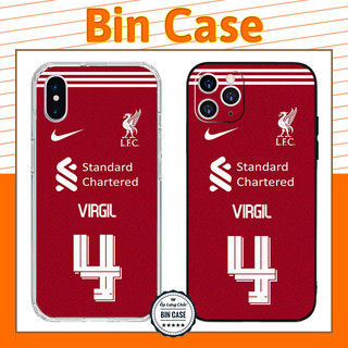 ⚽Ốp Lưng Van Dijk Liverpool Số 4 Virgil ⚽Logo Liverpool Đẹp iphone 14 13 12 11 Pro Max 6 7 8 Plus X Xr Xs Max BONGDA236