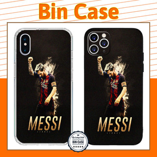⚽Ốp iPhone In Hình Messi Màu Đen Đẹp ⚽Ốp Lưng Barcelona Hot iphone 14 13 12 11 Pro Max 6 7 8 Plus X Xr Xs Max BONGDA083