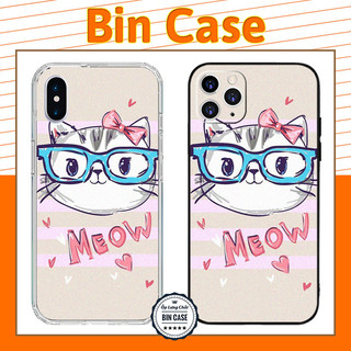 ❤Ốp Lưng Meow In Hình Mèo Mặt To ❤Ốp Dễ Thương Baby Cute Cho Nữ iphone 14 13 12 11 Pro Max 6 7 8 Plus X Xr Xs Max MEO001