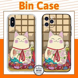 ❤Ốp Lưng iPhone 11 Pro Max Mèo Thần Tài ❤Ốp Mèo Ôm Cá Đáng Yêu iphone 14 13 12 11 Pro Max 6 7 8 Plus X Xr Xs Max MEO022