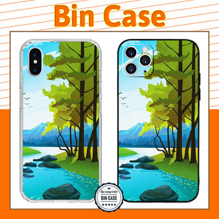 🌺Ốp Lưng In Hình Phong Cảnh Đẹp Núi Rừng Màu Xanh Tươi Sáng iphone 14 13 12 11 Pro Max 6 7 8 Plus X Xr Xs Max CANHDEP005