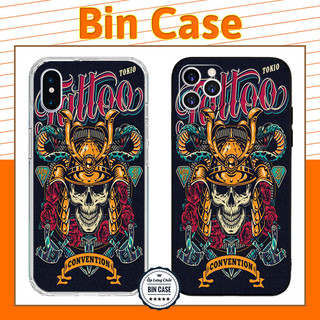 🔥Ốp iPhone XS MAX In Hình Đầu Lâu Samurai Nhật Bản Đẹp Giá Rẻ iphone 14 13 12 11 Pro Max 6 7 8 Plus X Xr Xs Max DOCLA016