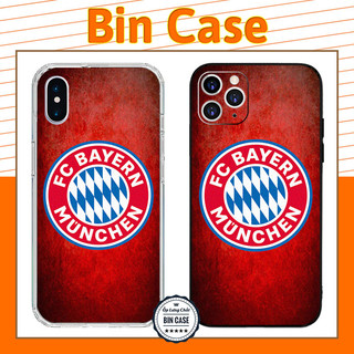 ⚽Ốp Lưng In Hình Logo Bayern Munich ⚽Ốp Màu Đỏ Đen Cực Đẹp iphone 14 13 12 11 Pro Max 6 7 8 Plus X Xr Xs Max BONGDA106