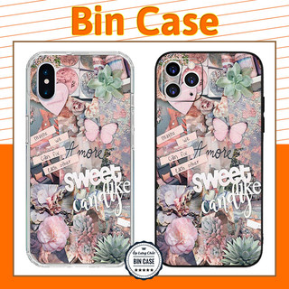🔥Ốp lưng vintage đẹp cho nữ 🔥sen đá màu sắc cực hot iphone 14 13 12 11 Pro Max 6 7 8 Plus X Xr Xs Max ESR009