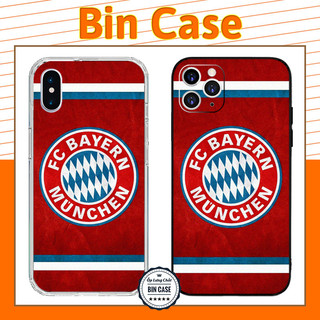 ⚽Ốp In Hình Logo Bayern Munich Thiết Kế Đẹp ⚽Ốp Màu Đỏ Hot iphone 14 13 12 11 Pro Max 6 7 8 Plus X Xr Xs Max BONGDA110
