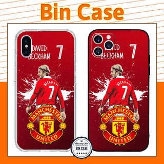 ⚽Ốp lưng In Hình David Beckham huyền thoại Manchester United iphone 14 13 12 11 Pro Max 6 7 8 Plus X Xr Xs Max BONGDA027