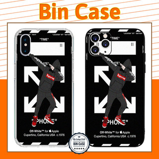 🔥Ốp lưng hàng độc Off White Supreme 🔥kết hợp dab man iphone 14 13 12 11 Pro Max 6 7 8 Plus X Xr Xs Max BRAND012