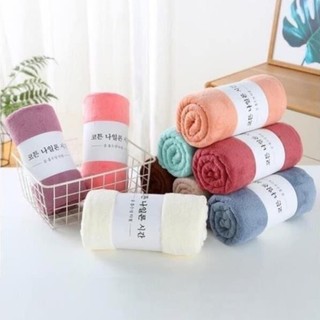 Khăn mặt hàn quốc mềm mịn, mượt nhiều màu(giao ngẫu nhiên)
