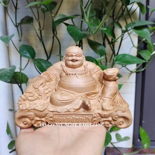 Tượng phật di lặc vạn sự như ý gỗ ngọc am thơm