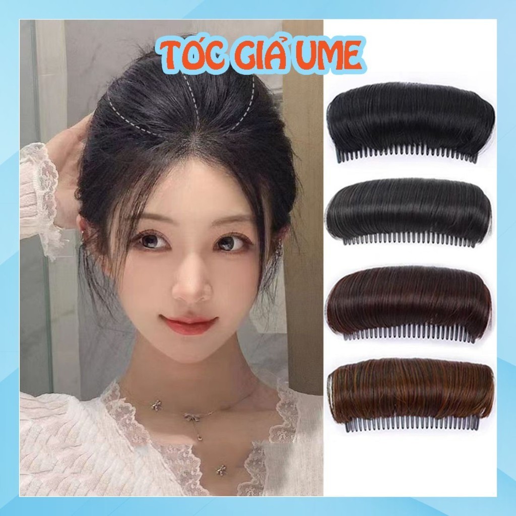Kẹp độn phồng chân tóc mái S04DP01 Kẹp xước tạo phồng mái Miếng độn phồng chân tóc Kẹp mái giả
