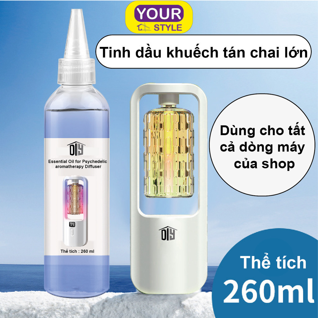 [ Chai lớn ] Tinh dầu xông phòng chai lớn 260ml dùng cho các máy PW, JD, G series
