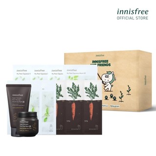Bộ sản phẩm chăm sóc da và se khít lỗ chân lông innisfree Volcanic Pore Clay Mask Set