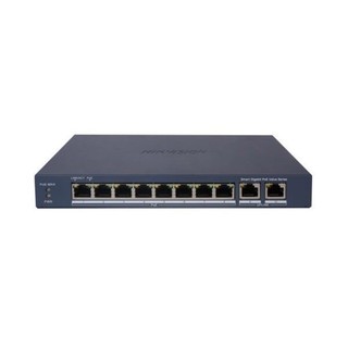 Switch mạng thông minh 8 cổng poe gigabit hikvision ds-3e1510p-ei/m