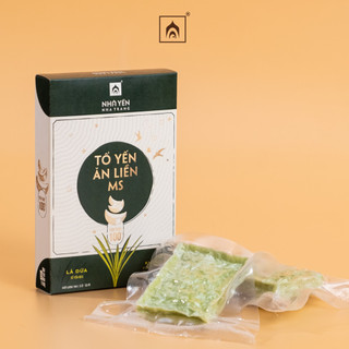 Tổ yến ăn liền lá dứa - nhà yến nha trang - hộp 10 gram - tổ yến ăn liền ms - tổ yến ăn liền nha trang