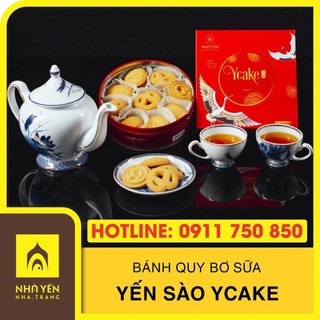 Bánh Quy Bơ Sữa Yến Sào Ycake hộp đỏ - Nhà Yến Nha Trang