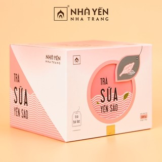 Trà sữa yến sào - Nhà Yến Nha Trang - Hộp 10 gói - Trà túi lọc - Trà sữa túi lọc - Trà yến