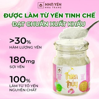 Nước yến chưng đường phèn Thiên Thủy vị Hạt sen Hộp 1 lọ, giúp ngủ ngon chính hãng Nhà Yến Nha Trang