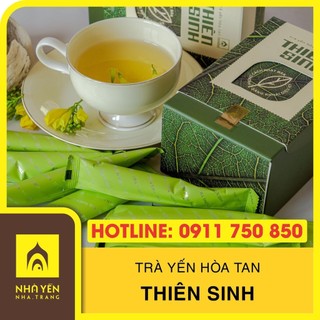 Trà Yến Hòa Tan Thiên Sinh - Vị trà xanh matcha - Hộp nhỏ 10 gói 15gr - Nhà Yến Nha Trang