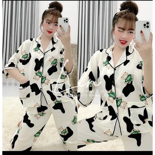 Đồ Bộ Pịjama Cánh Dơi Tay Ngắn Quần Dài