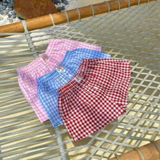 Calem club - Quần short nút BOXER kẻ sọc caro nhiều màu Gonz.brand