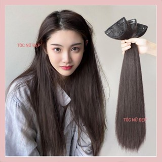 Tóc giả kẹp phím TO phồng Tóc dải kẹp thẳng Tép Tóc kẹp phím thẳng KT01 giúp tóc dày dài hơn
