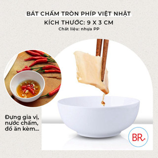 Bát phíp, đĩa chấm phíp chất liệu nhựa [VIỆT NHẬT]