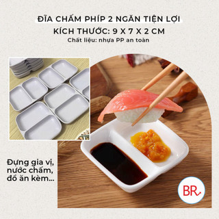 Bát phíp, đĩa chấm phíp chất liệu nhựa [VIỆT NHẬT]