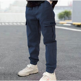 Quần jogger trẻ em m2, chất liêu kaki dầy dặn thoải mái vận động midoristore6886