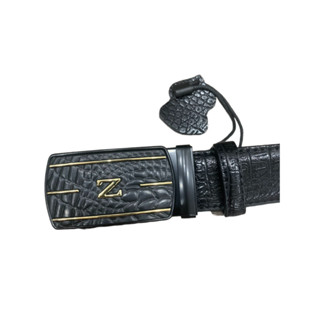 Thắt lưng nam vân cá sấu cao cấp, phong cách Hàn Quốc, mặt chữ H và Z