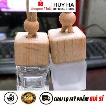 Vỏ Đựng Tinh Dầu Treo Xe 8ml-10ml Lục Giác/Hình Vuông Chiết Nước Hoa, Phụ Kiện Du Lịch HUHA