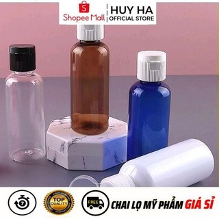 Chai Nhựa Nắp Bật 20ml,30ml,50ml,100ml Chiết Mỹ Phẩm , Phụ Kiện Du Lịch  HUHA