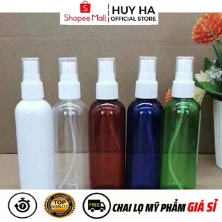 [Sỉ Siêu Rẻ] Chai Lọ Nhựa Pet Xịt Phun Sương 10ml,20ml,30ml,50ml,100ml Chiết Nước Hoa HUHA