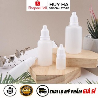 [Sỉ Siêu Rẻ] [100c] Lọ Chai Nhựa Nhỏ Mắt 5ml,10ml,30ml,50ml Granty Chiết Dung Dịch HUHA