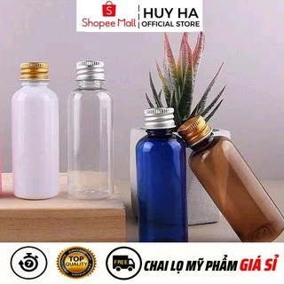 [Sỉ Siêu Rẻ] Chai Chiết Mĩ Phẩm Nhựa Pet Nắp Vặn Nhôm 20ml,30ml,50ml,100ml,150ml,200ml,250ml HUY HA COSMETIC PACKAGING