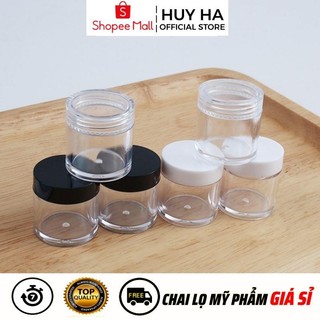 Hủ Hộp Đựng Kem Nhựa Thân Cao 10g Chiết Mỹ Phẩm , Phụ Kiện Du Lịch  HUY HA COSMETIC PACKAGING