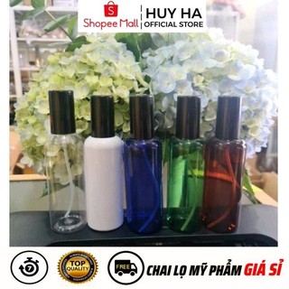 Chai Chiết Mĩ Phẩm Vỏ Xịt Phun Sương Nhựa Pet 20ml,30ml,50ml,100ml Đựng Nước Hoa, Tinh Chất  HUY HA COSMETIC PACKAGING