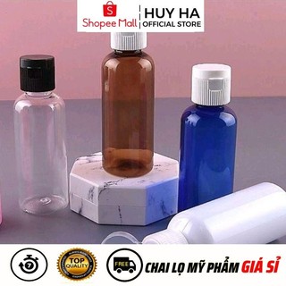 [Sỉ Siêu Rẻ] Chai Nhựa Nắp Bật 50ml,100ml Đựng Gel  HUHA