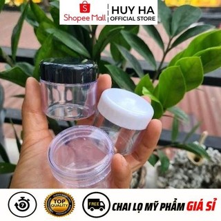 Hủ Hộp Đựng Kem Nhựa Tròn 30g Chiết Mỹ Phẩm, Phụ Kiện Du Lịch  HUY HA COSMETIC PACKAGING