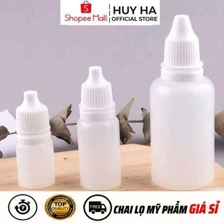 [100sp] Chai Lọ Nhỏ Mắt 5ml,10ml,20ml,30ml,50ml Granty Đựng Cồn , Mỹ Phẩm, Chiết Mực HUHA